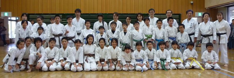 大野城空手道集合写真